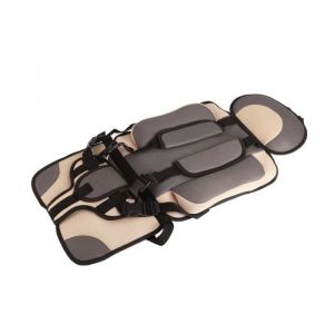 Shipenophy Siège dauto pour bébé Siège auto Portable pour bébé large épais Stable sûr universel auto pour Beige et Gris