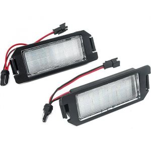 &Eacute;clairage Plaque Immatriculation LED Blanc pour Hyundai I10/I20/Tiburon/Veloster/XG30 Kia Rio/Picanto/Soul Label