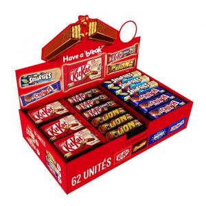 Choco Box Nestl&eacute; 62 barres chocolat&eacute;es assorties