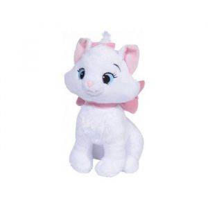 Grande Peluche Disney : Chat Blanc Marie 55 Cm - Doudou Licence Enfant - Aristochats - Animal - Heros Disney Nouveaute