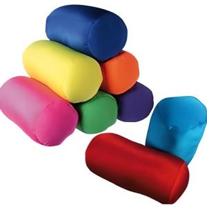 Coussin microbille - 30 x 15 cm - Synth&eacute;tique - Rectangulaire - Uni