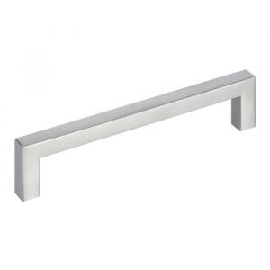 Poignée de meuble - SO TECH - E8 - Acier inoxydable - Surface brossée - Entraxe 128 mm