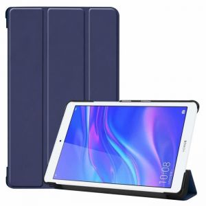 Coque Huawei MediaPad M5 Lite 8 - Léger PU Cuir Antichoc Etui Tablette Housse Huawei MediaPad M5 Lite 8.0 - Bleu