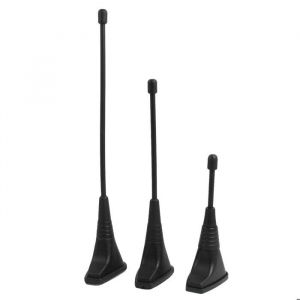 Antenne voiture X AUTOHAUX Antenne a&eacute;rienne d&eacute;corative factice auto-adh&eacute;sive pour voiture 3Pcs