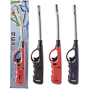 Allume Gaz - EQUILIBRE ET AVENTURE - Grande Taille - 28 cm - Rechargeable - Embout Métal Flexible