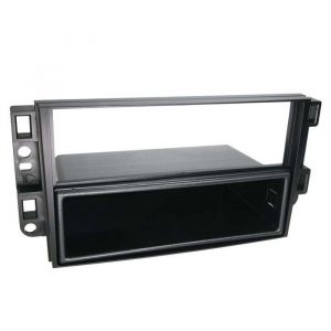 Adaptateur de façade 2-DIN pour avec vide poche Chevrolet noir