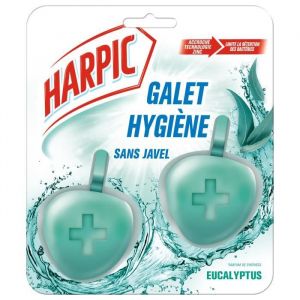 HARPIC Bloc Cuvette Sans Javel - 2 Galets