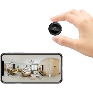 Mini Camera Espion sans Fil Invisible 1080P Caméra Sans Fil Micro Caméra Espion a Distance Discrete avec Détection de Mouvement