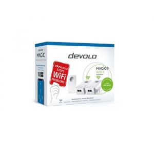 Kit Multiroom 2 adaptateurs CPL Devolo Magic 2 WiFi 6 Bi bande Blanc