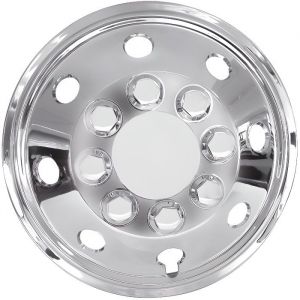 Enjoliveurs de Roues - Carpoint - 2210205 - 14 pouces - 4 pièces - Chrome Bombées