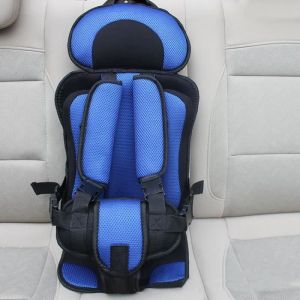 SALUTUYA Siège dauto pour bébé Coussin de siège de bébé de voiture anti-souche de siège puericulture securite Taille S Bleu roi