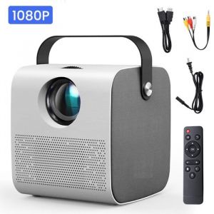 Vid&eacute;oprojecteur Portable UVERBON - LCD HD 1080P - WiFi Android/iPhone/Windows 10 - Cin&eacute;ma Vid&eacute;o Projecteur
