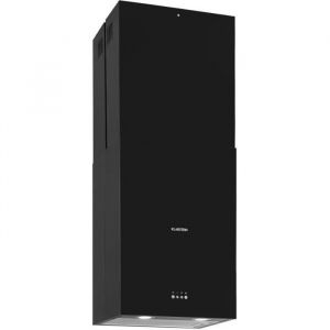 Hotte îlot aspirante Klarstein Structura - Noir - Recyclage - 641m³/h max - éclairage LED - classe A