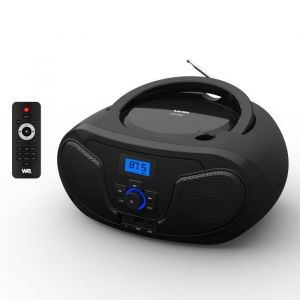 Lecteur Radio CD-USB(MP3)-Bluetooth avec t&eacute;l&eacute;commande 2*2W Noir