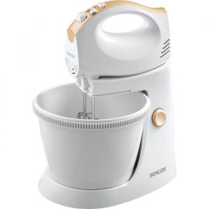 Batteur à main avec bol rotatif - SENCOR - SHM 5330-EUE3 - 500 W - Blanc