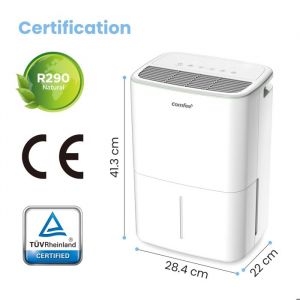 COMFEE Déshumidificateur CompacteAbsorbe jusquà 10LjourAqua Dry 10