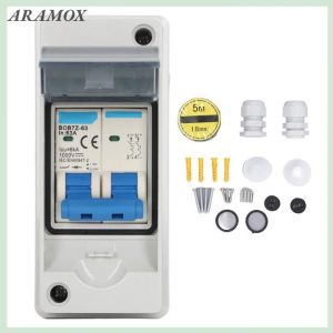 ARAMOX Mini Disjoncteur DC Coupe-Circuit Photovolta&iuml;que IP65 Imperm&eacute;able PV 63A 1000V