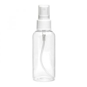 Flacon vide brumisateur vaporisateurspray transparent en plastique pour gel douche shampoingliquide - Flacon voyage avion 100ml