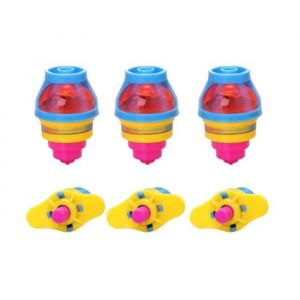 3PCS Lumineux Toupie Toupie Lumineux LED Clignotant Gyro Spinning Top  &Eacute;ducatifs Cadeaux De No&euml;l pour Enfants Couleur al&eacute;atoire