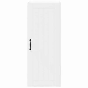 Moderne Placard/Armoire de cuisine SWEETY Meuble bas de rangement Blanc 40x31x100 cm bois ding&eacute;nierie BB2575