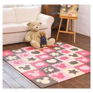 12 Pcs Mignon en Mousse EVA Motif Puzzle Ramper Tapis B&eacute;b&eacute; Jouets Jeux pour Enfants