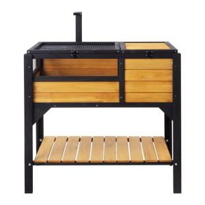 Tortoise Habitat-Duoku-Maison en Bois pour Tortue-Enclos Int&eacute;rieur et Ext&eacute;rieur avec Support d&eacute;clairage-Cage pour Reptiles