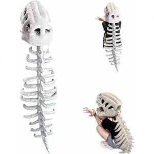 Spinosaurus Plush Dino OutfitCostume de Dinosaure Spinosaurus en PelucheSquelette 3DQ&eacute;aliste pour Halloween F&ecirc;tes Th&egrave;me-75cm