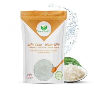 Kéfir d eau Kit de démarrage de Culture + Ebook + Bibliothèque recettes (30g)