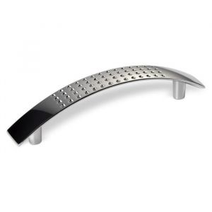 Poignée de meuble - SO TECH - DICO - Chrome - Aluminium - Entraxe 96 mm