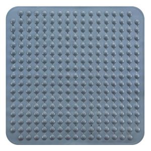 Tapis de Bain Antidérapant 80 x 80 cm Tapis de Bain Antidérapant Carré Extra Large avec VentousesAntibactérien