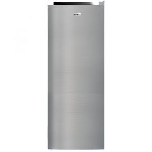 Cong&eacute;lateur vertical FrigeluX CA170XE &ndash; 177 L &ndash; Porte inox &ndash; 4 tiroirs + 2 abattants &ndash; Classe E &ndash; Silencieux 39 dB