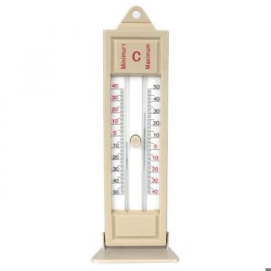 Thermom&egrave;tre num&eacute;rique - XVX - Max-Min - Serre et jardin - Fixation murale - &Eacute;cran LCD haute visibilit&eacute;