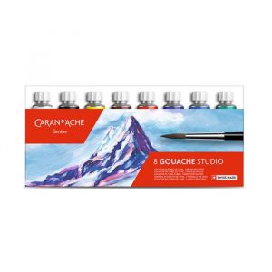 Caran dAche : Studio Gouache : Set of 8x10ml Tubes