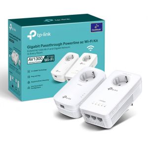 CPL WiFi AV1300 Adaptateur R&eacute;seau -TP-Link TL-WPA8631P KIT  - Homeplug AV2 1300Mbps Bi-Bande WiFi AC1200Mbps - Reconditionn&eacute;