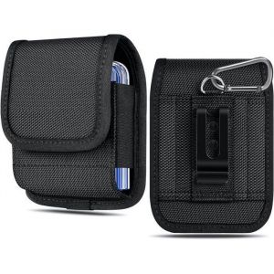Étui de Ceinture Pochette Téléphone Holster pour Samsung Galaxy Z Flip/Z Flip 3 / Z Flip 4 / Z Flip 5 - Noir Label