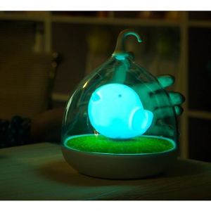 Veilleuse Enfant Gar&ccedil;on lampe de nuit rechargeable cage lampe de d&eacute;coration d&rsquo;oiseau bleu avec contr&ocirc;le tactile