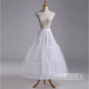 GRMTCOLT® 3 Cerceau 1 Tulle Jupon Accessoires De Mariage Blancs Bon Marché
