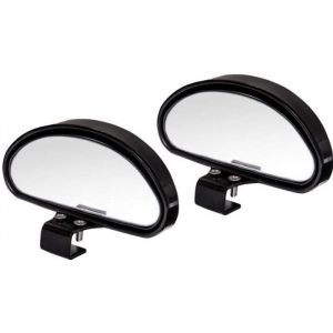 Conduite Accompagnée Dangle Mort RéTroviseur Conduite Accompagnée pour Tous Les Voitures Miroir Convexe Angle réglable (2Pcs)