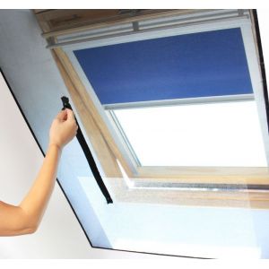 Toile Moustiquaire &agrave; scratch pour fen&ecirc;tre VELUX - L130 x H150 cm