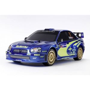 Voiture de tourisme &eacute;lectrique - TAMIYA - Subaru Impreza - 4 roues motrices - Kit &agrave; monter - 1:10