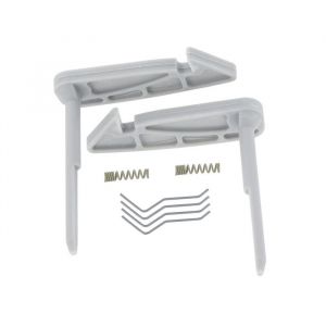 Jeu de crochets de fermeture - FACOM - JET3-07/08 - Serrure &agrave; ressorts pour tiroir - Gris - Lot de 2