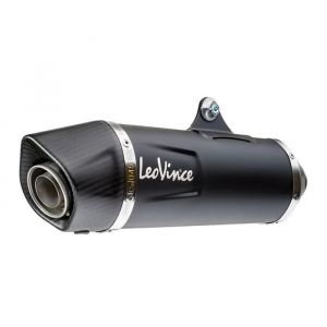 Silencieux d échappement Leovince Nero pour scooter Piaggio 400 MP3 2007 à 2012