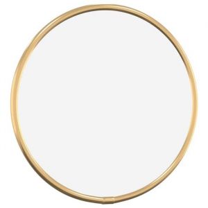 Meilleures Miroir mural  miroir d&eacute;co pour salle de bain salon chambre ou dressing Dor&eacute; &Oslash; 20 cm Rond - shop59897415