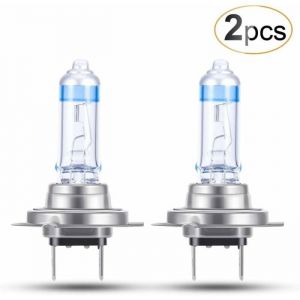 Ampoules Phares H7 X&eacute;non 12V 55W -  - Super Lumi&egrave;re Blanche Haute Performance - Compatible Voiture Moto - Lot de 2 Pi&egrave;ces