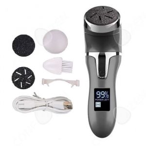 C Rapeuse pieds electrique rechargeable vitesse réglable avec affichage numérique anti-callosités râpe à pieds pédicure electrique