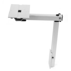 Pied de Table Amovible - Qiilu - Rotation 360° - Réglable - Aluminium - Léger et Durable
