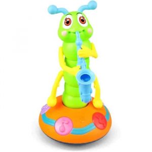 Jouet de Danse Chenille ÉlectriqueJouet Chenille DansanteJouets de Saxophone de ChenilleJouet Dansant MusiqueCouleur Aléatoire