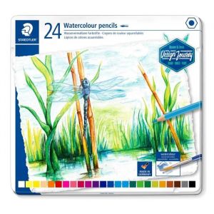 Crayons de couleur aquarellables - STAEDTLER - Design Journey - Multicolore - Mine douce - Adultes