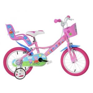 Velo Enfant 16 PEPPA PIG - 5 à 7 Ans - Rose