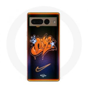 Coque - MANIACASE - Google Pixel 7 Pro - Orange - Nike Just Do It - Souple